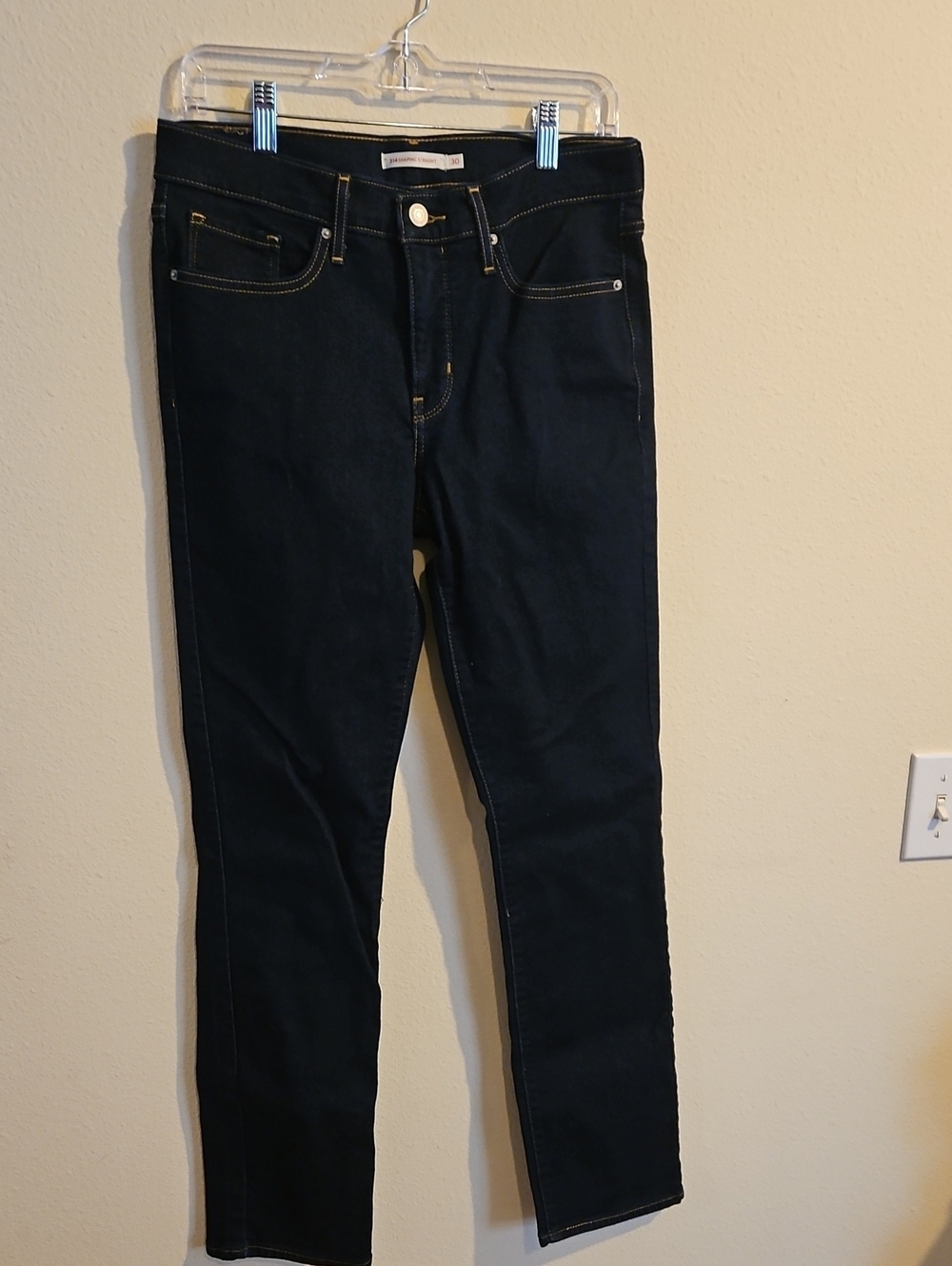 Levi's Women's Dark Blue Straight Jeans